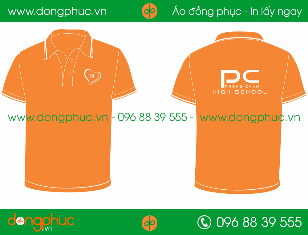 Áo phông đồng phục Lớp 12A